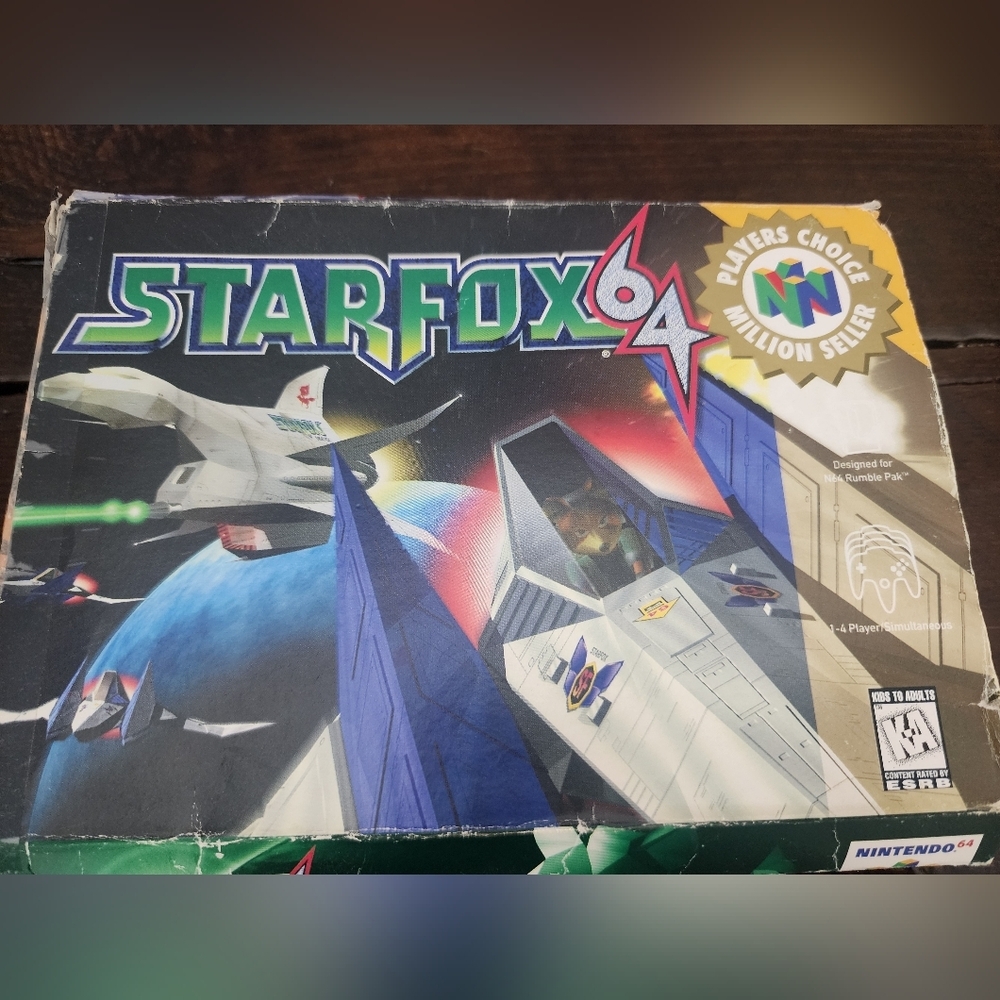 Star Fox 64 Video Game In Box Preowned - Nintendo 64 - Without Rumble Pack - Picture 2 of 14